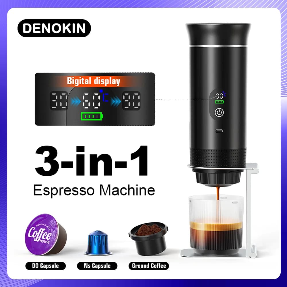 Przenośny ekspres do espresso 3 w 1